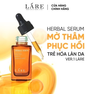 Serum trẻ hóa làn da ver.1 láre - herbal serum dưỡng ẩm, giảm mụn, mờ thâm nám, tàn nhang