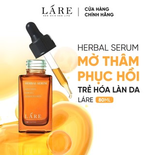 Serum trẻ hóa làn da ver.1 láre 80ml - herbal serum dưỡng ẩm, giảm mụn, mờ thâm nám, tàn nhang