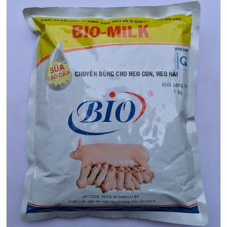 1 kg Bio-Milk Sữa cao cấp bổ sung vitamin, đạm, béo và vi khoáng chuyên dùng cho heo con, heo nái.