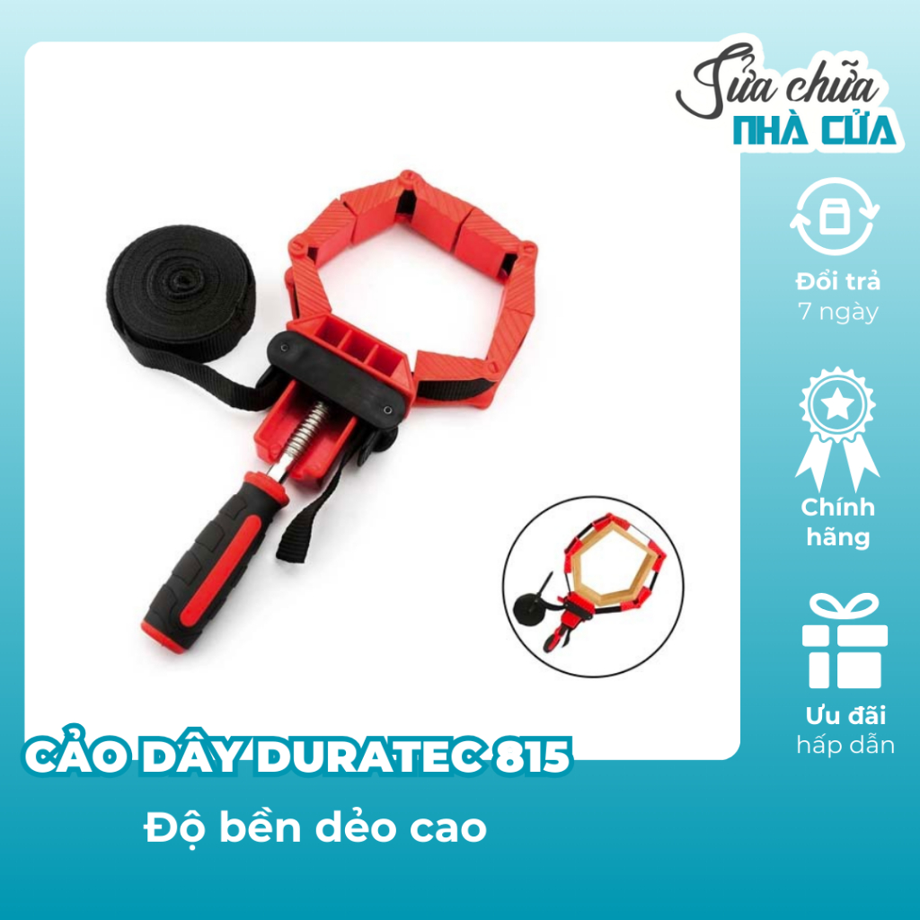 Cảo dây đỏ Duratec 815 - 4m (1 chiếc)