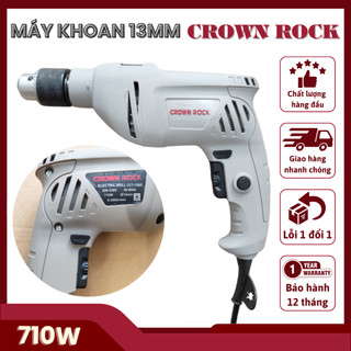 Máy khoan tường crown crock 13ly cầm tay Máy khoan búa đa năng