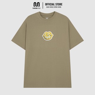 Áo Phông Nam Nữ INSIDEMEN In Hình Đôi Môi Chữ LOVE Áo Thun Đôi Tay Lỡ Unisex Form Rộng Cotton ITS047S3