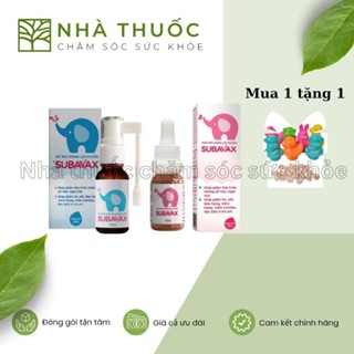 [Chính Hãng] Nhỏ và Xịt mũi họng Subavax giúp giảm ho, thông xoang mũi