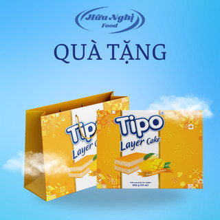 (HÀNG TẶNG) Tipo Bánh Bông Lan Tầng Kem Xoài 342g