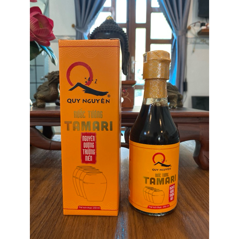 NƯỚC TƯƠNG TRƯỜNG NIÊN TAMARI QUY NGUYÊN (chai 250ml)_THỰC DƯỠNG