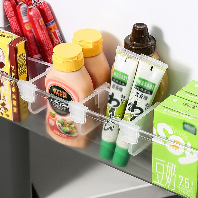 Combo 10 Tấm Chia Ngăn Tủ Lạnh Bằng Nhựa Màu Trắng Chất Lượng Cao, Miếng Chia Ngăn Sắp Xếp Gọn Gàng, Sạch Sẽ 88493