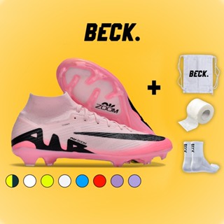 Giày Bóng Đá Mercurial Superfly 9 Elite Cao Cổ SOCCER BECK, Đế Đinh FG, Bám Sân, Các Phối Màu Sắc, Sân Cỏ Nhân Tạo