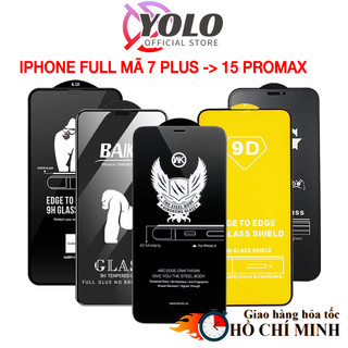  Kính Cường Lực KINGKONG 4D 3D 9D AG CNT full màn cho Iphone 6splus 7 7plus 8 8plus x xs 11 12 13 14 15 pro promax 