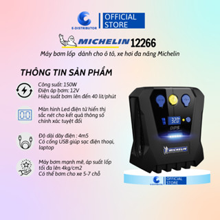 [HỎA TỐC] Máy Bơm Ô tô, Xe hơi Đa Năng Michelin M2202 - 3321 -12314 - 12266 - Hàng Chính Hãng