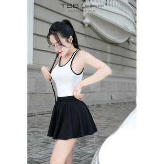 Áo Thun Mịn Ba Lỗ Viền BASIC Thiết Kế By ThaoBibi