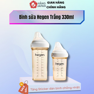 Bình sữa hegen ppsu 330ml núm ti size l trên 6 tháng