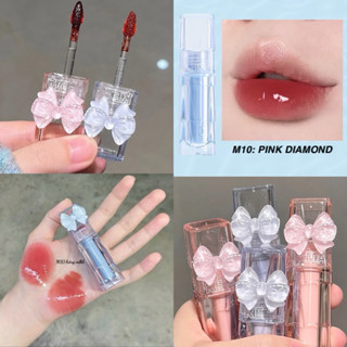 (Tặng nơ )SON KEM BÓNG THẠCH NƯỚC THUỶ TINH MAKEMINE