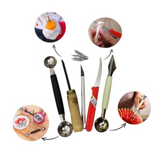 Combo bộ tỉa hoa quả gồm 5 món chi tiết