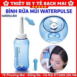 Dụng cụ xịt mũi, bình rửa mũi waterpulse 300ml/500ml hỗ trợ làm sạch mũi, dịch mũi, viêm mũi xoang