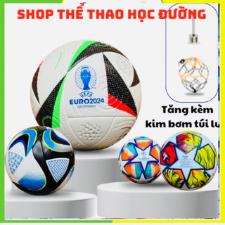Quả Bóng đá Euro24 Size 5, banh bóng đá đúc mẫu mới nhất + Tặng kim bơm, túi lưới