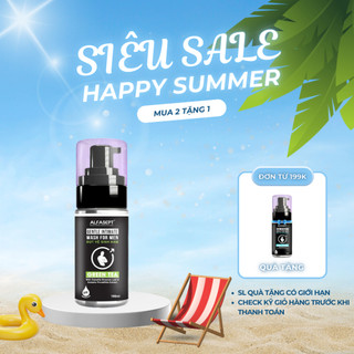 Bọt vệ sinh nam ALFASEPT Green Tea Trà xanh sạch sâu 100ml