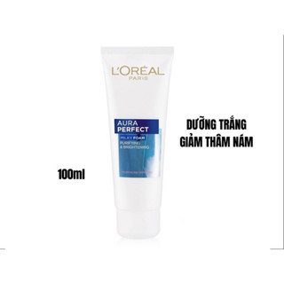Sữa Rửa Mặt Làm Sạch Và Trắng Mịn Da Loreal Paris Aura Perfect