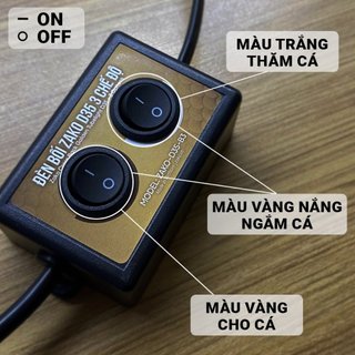 Đèn Bối Zako D35 3 Chế Độ
