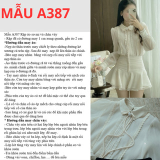 RẬP GIẤY A0 SET ÁO-CHÂN VÁY  A387 (KHÔNG PHẢI BÁN QUẦN ÁO)