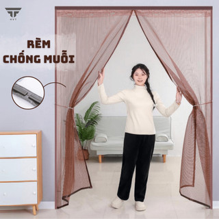 Rèm cửa kích thước , Rèm lưới chống muỗi tự động đóng, Lắp đặt dễ dàng, nhiều kích thước