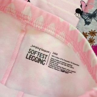 Legging bé gái xuất dư ( Size 2y bé 11-12kg )