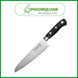 Dao thái sashimi cắt sushi bản to kiểu Nhật hàng nội địa Trung Quốc, Dao nhà bếp thái thịt, cá, sushi cán nhựa đen