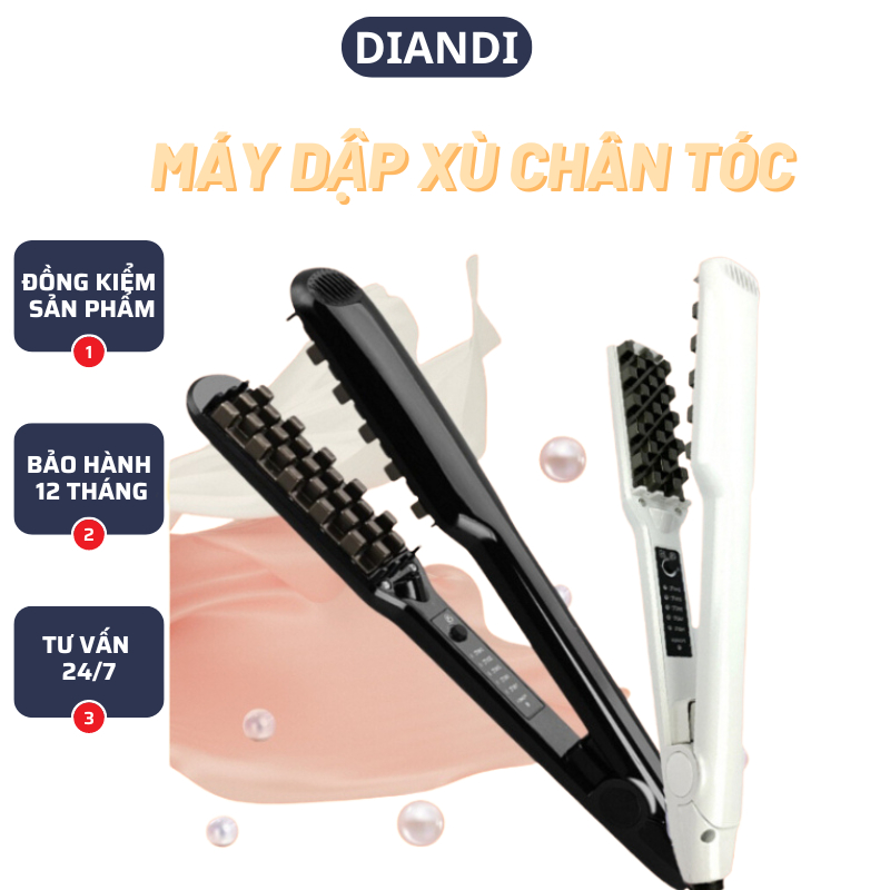 Máy dập xù bấm tóc phồng chân tóc vuông-DIANDI