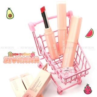 Son dưỡng môi có màu sivanna glossy light lip balm hf639