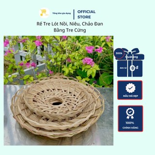 Rế Tre Lót Nồi, Niêu, Chảo Đan Bằng Tre Cứng Mta-Mart Tiện Dụng, Bền Đẹp