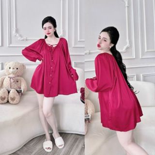 Set Bộ Babydoll, Đồ ngủ bigsize nữ 90kg