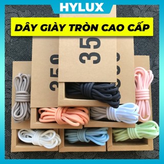 [20 Màu] Dây Giày Tròn Cao Cấp Siêu Đẹp Dày Dặn Chính Hãng HYLUX Cho Giày Sneaker Bản Thay Thế