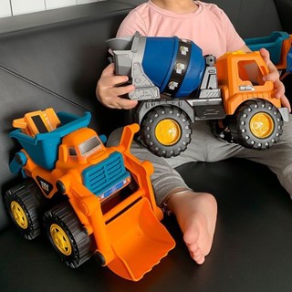  Đồ chơi xe múc xe ủi xe lu chạy trớn nhựa Abs an toàn cho bé 