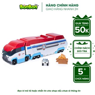 Đồ chơi nhà xe chở chó cứu hộ Paw Patrol True Metal, xe biến hình chất liệu nhựa cao cấp (Hàng chính hãng - Nobox)