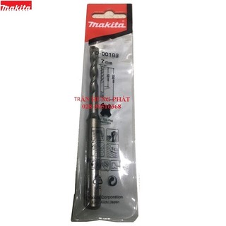 Mũi khoan bê tông MAKITA chuôi SDS-PLUS 7x110mm D-00103 | Phụ kiện Makita chính hãng