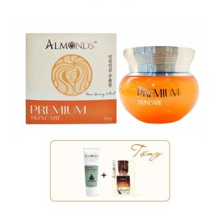Kem cam Almonds xoá nám đêm dưỡng trắng da làm mờ thâm sạm phục hồi da Premium Skincare