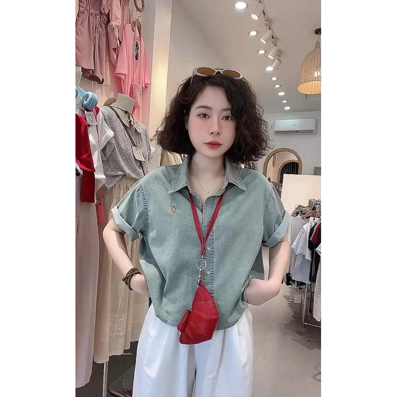 Sơ Mi Bò Crt Thêu 7587
