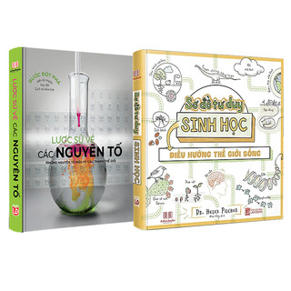Combo sách Sơ đồ tư duy Sinh học và Lược sử các Nguyên tố , Á Châu Books