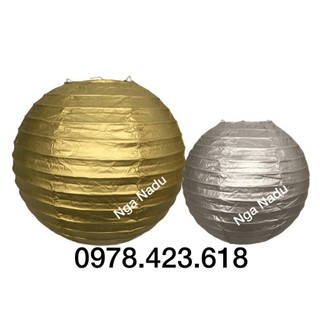 Đèn lồng màu Vàng đồng (vàng kim), Giấy bạc decor trang cửa hàng,quán cà phê,văn phòng,siêu thị,lớp học,điện máy