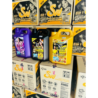 NƯỚC GIẶT XẢ 6/1 HC SPJ ĐEN +Vàng 5000ml