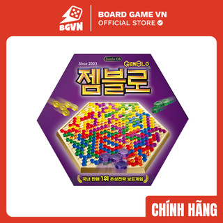 Gemblo | xếp hình lục giác | board game xếp hình chiến thuật 2 đến 4 người | board game vn