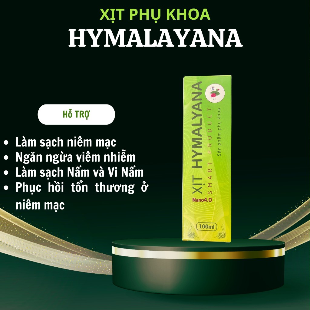 Xịt Phụ Khoa Hymalayana   Dung Dịch Xịt Thảo Dược Làm Sạch Vùng Kín, Ngừa Nấm Ngứa Khử Mùi Hôi