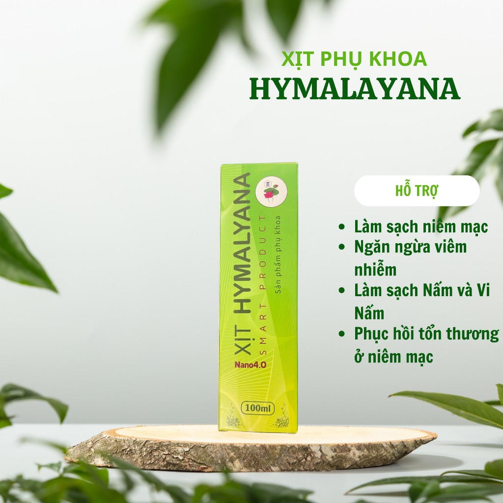 Xịt Phụ Khoa Hymalayana   Dung Dịch Xịt Thảo Dược Làm Sạch Vùng Kín, Ngừa Nấm Ngứa Khử Mùi Hôi