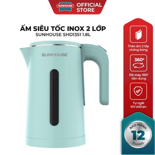 Ấm siêu tốc sunhouse chính hãng cao cấp 1l8