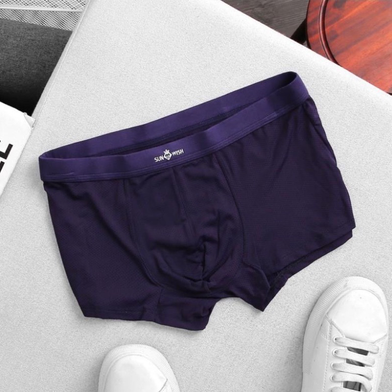 Quần Sịp Đùi Nam Boxer Thun Lạnh Thông Hơi Xuất Nhật