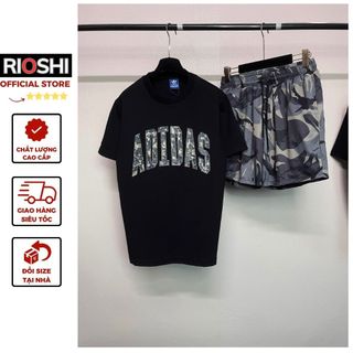 Bộ nam mùa hè cao cấp chuẩn phom xịn đẹp Hàng Hiệu Menson Rioshi RH4-24 mặc nhà, đi chơi, làm quà tặng
