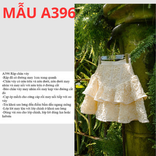 RẬP GIẤY A0  chân váy A396
