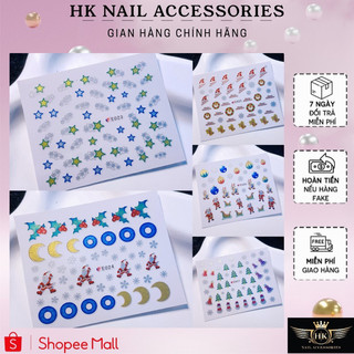 Sticker nail dán, sticker noen hk nail accessories trang trí móng