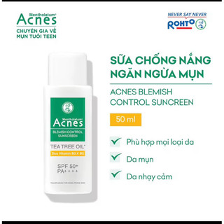 Kem chống nắng dành cho da dầu mụn Acnes Blemish Control Sunscreen 50ml