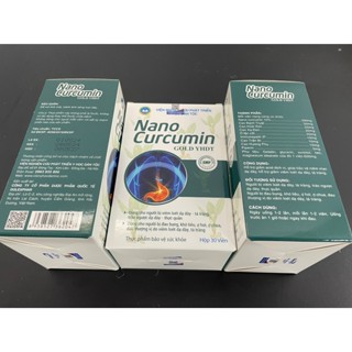 Viên uống dạ dày Nano Curcumin Gold - Viện Y Học Dân Tộc Việt Nam [Chính Hãng Mẫu Mới Cao Cấp] ✅ HVQY YHDT hộp 30 viên
