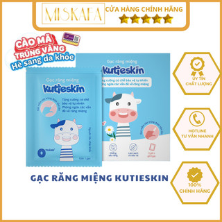 Gạc Răng Miệng Kutieskin, Gạc Rơ Lưỡi Cho Bé Kutieskin Giúp vệ sinh răng miệng, rơ lưỡi cho bé